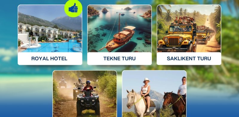 Fethiye 4 Gece 5 gün  Balayı tatili